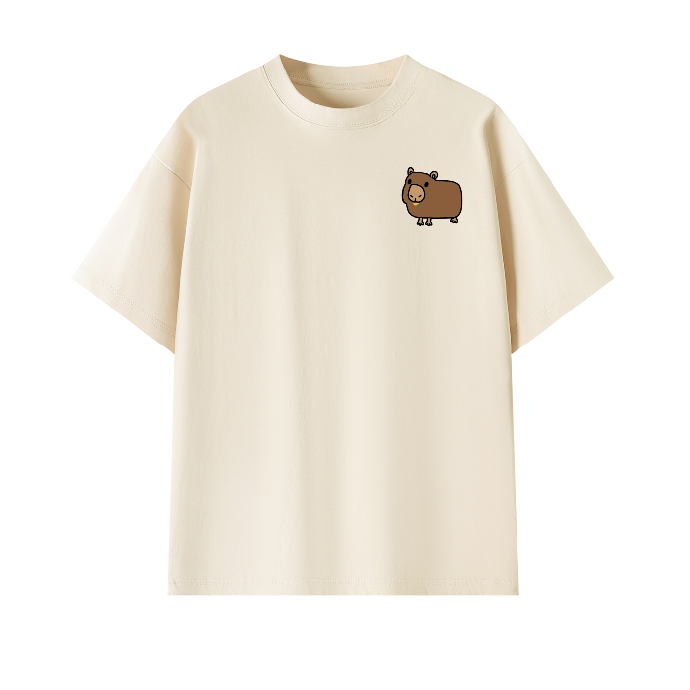 Capybara Orange Heavyweight T-Shirt